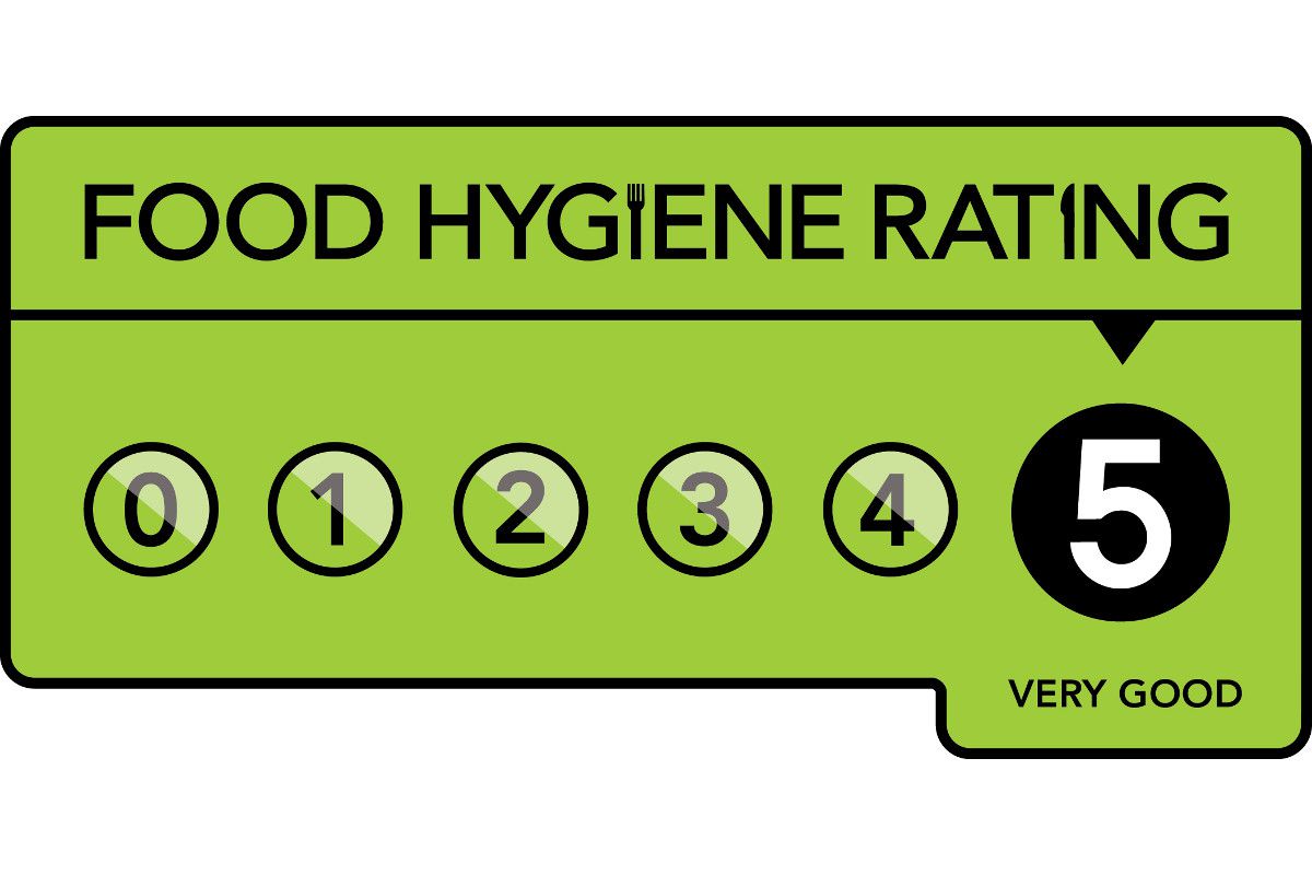 5 star hygiene rating.